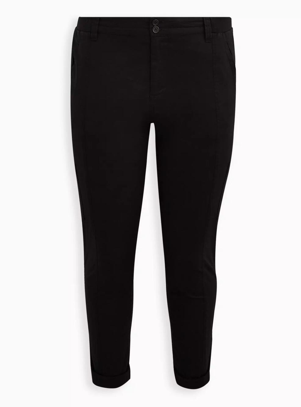 Torrid Crop Skinny Stretch Poplin Mid-Rise Pant - Size 24 Plus